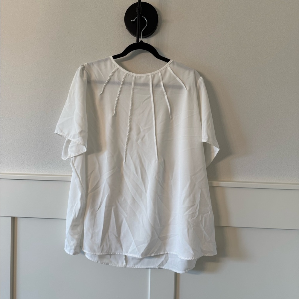 SHEIN Curve White Blouse